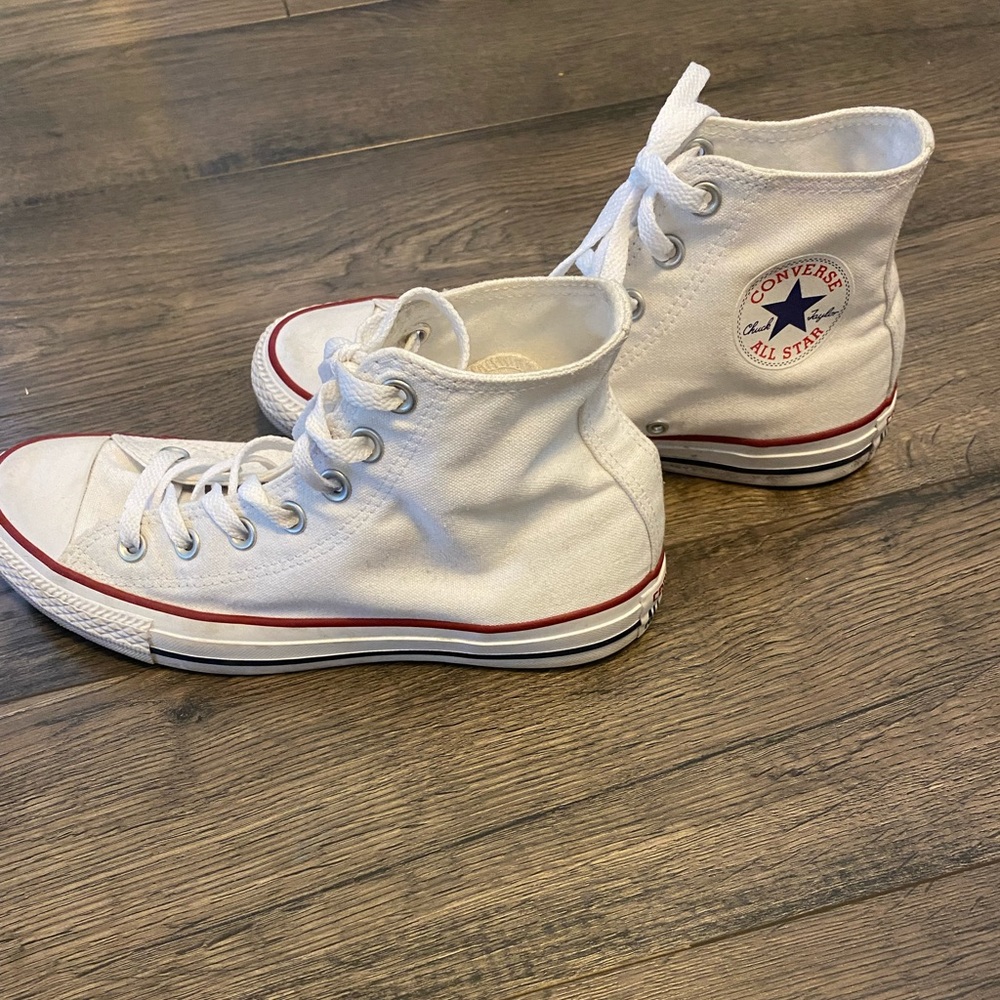 White High Top Converse